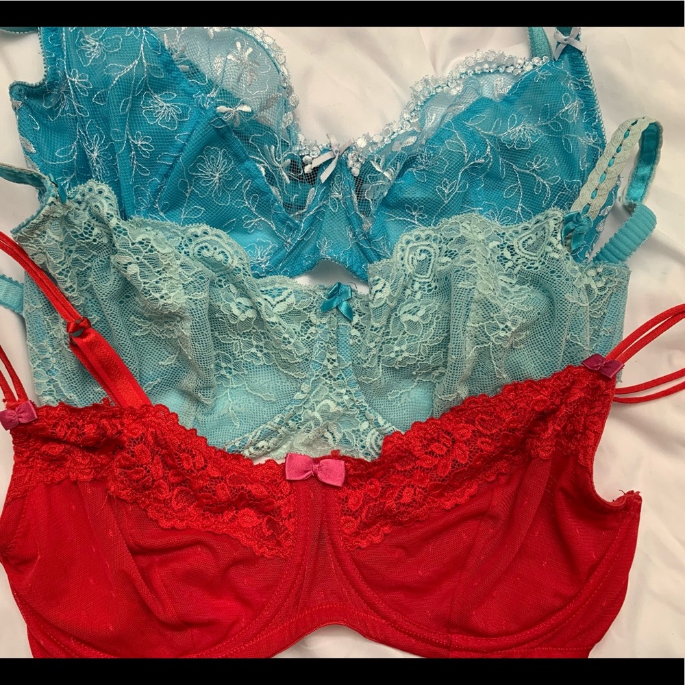Lot of 3 DD/DDD bras